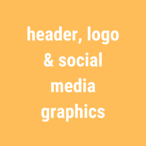 design bundle – header, logo & social media graphics