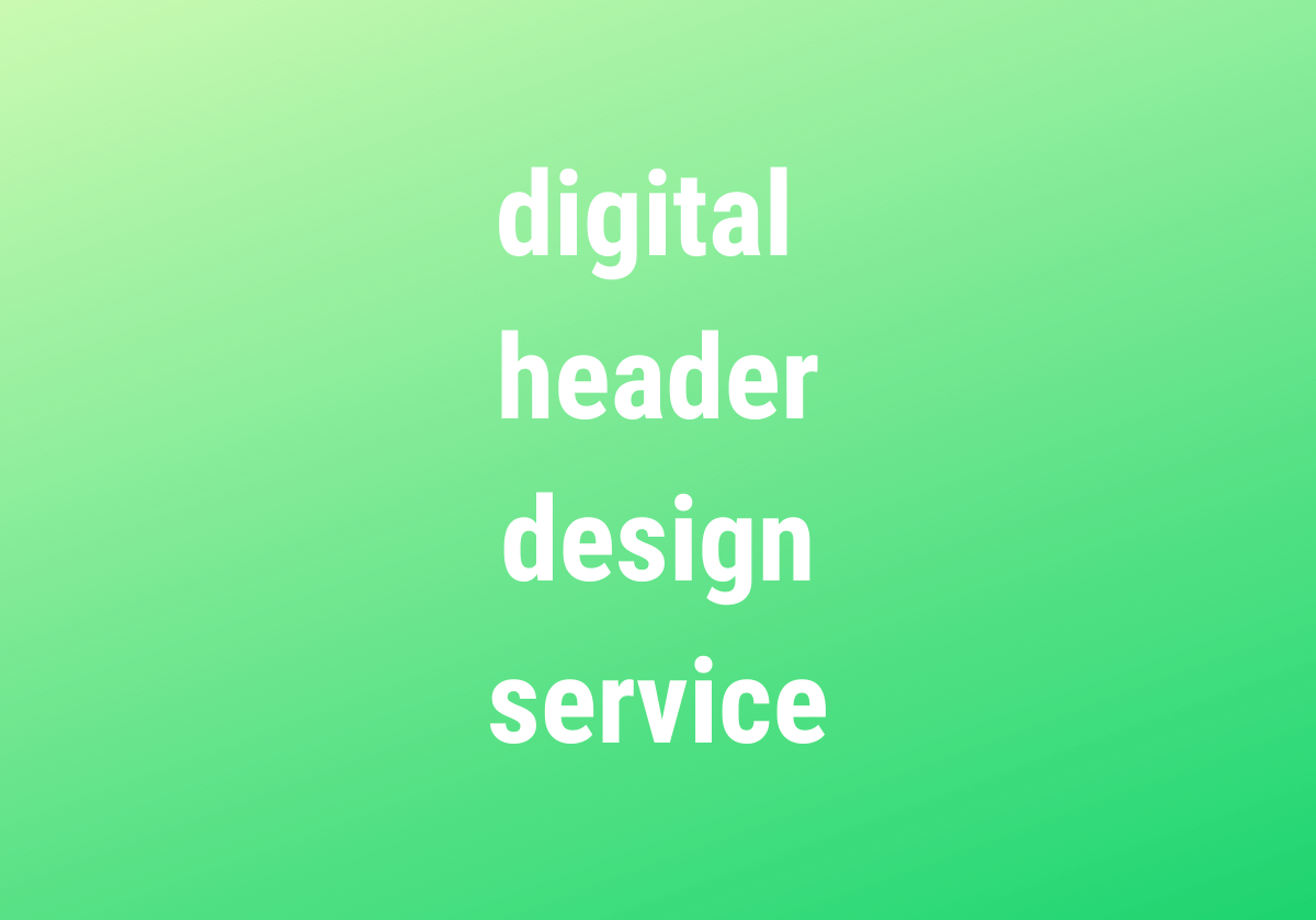 header design service