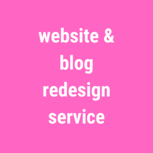website blog redesign