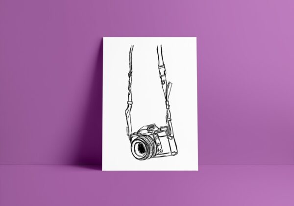 camera art print