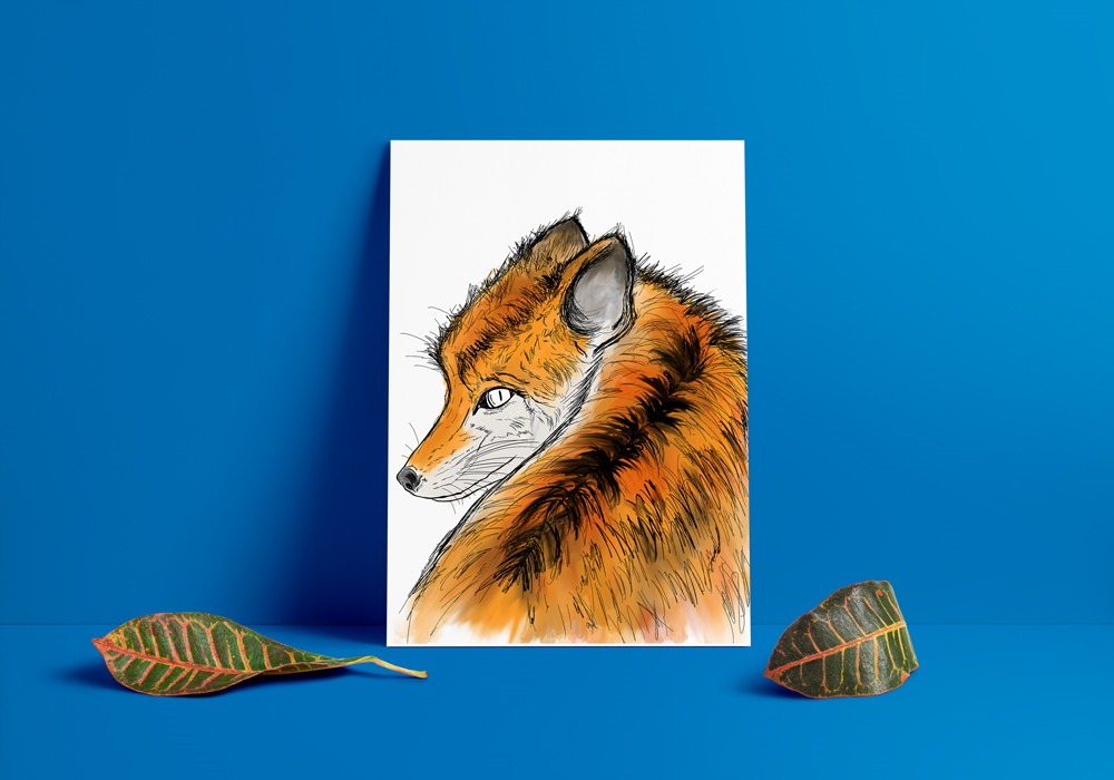 Fox Wall Art Print