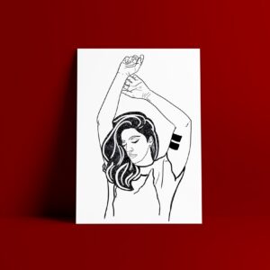 Hands Up Black And White Art Print