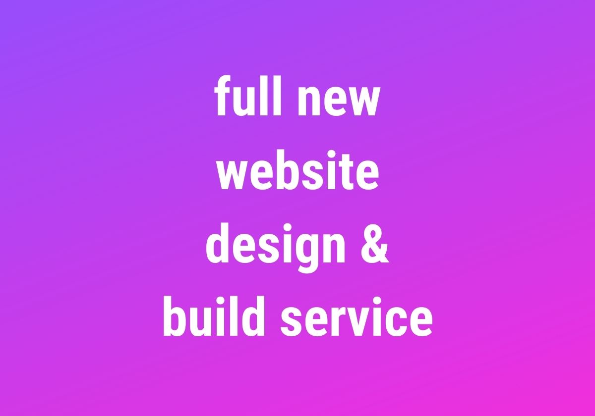 website design & build service